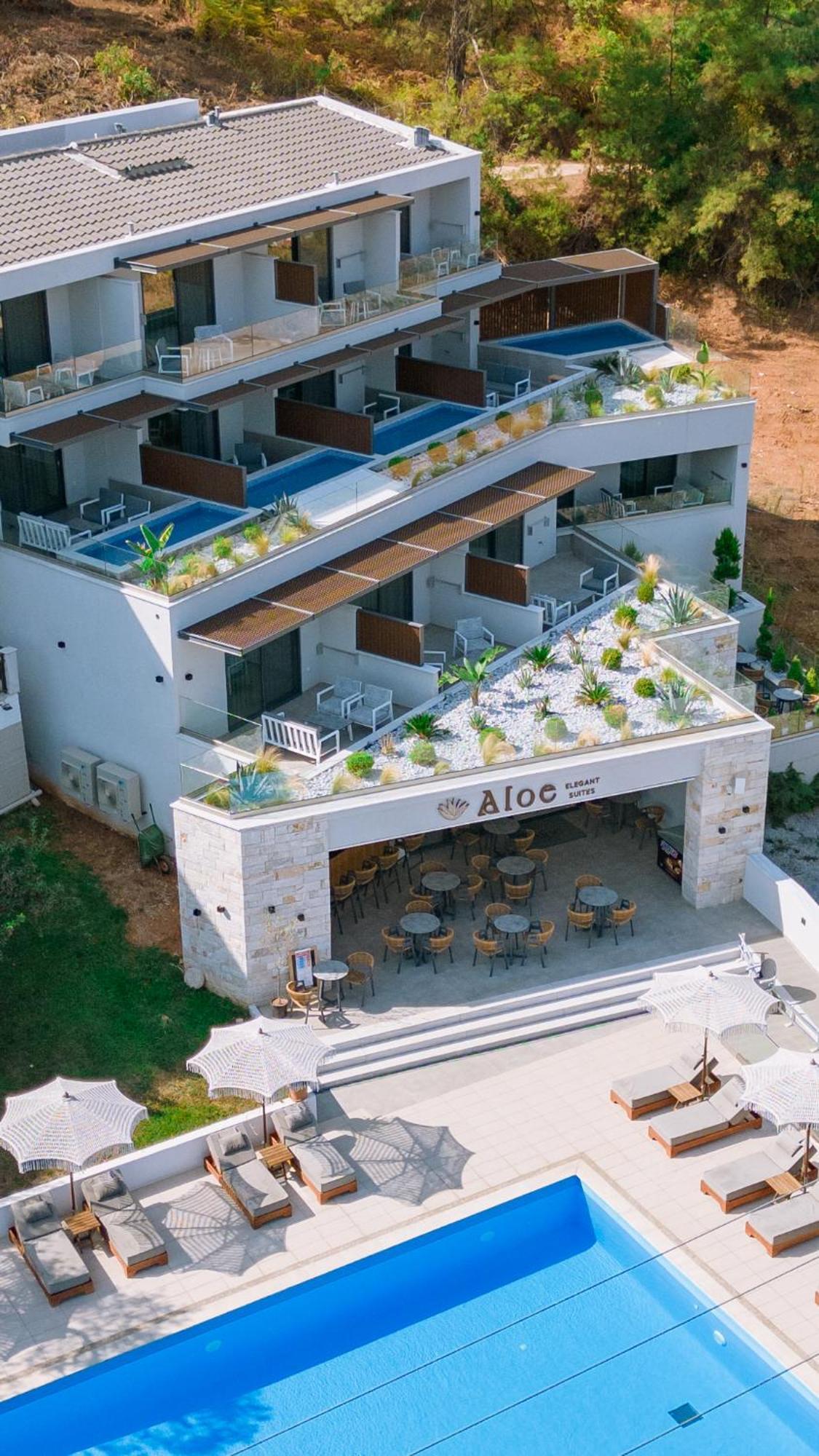 Aloe Elegant Suites Skala Potamia  Esterno foto